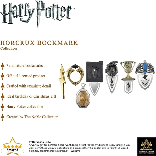 Vista 2 de Colección de marcapáginas de horcruxes
