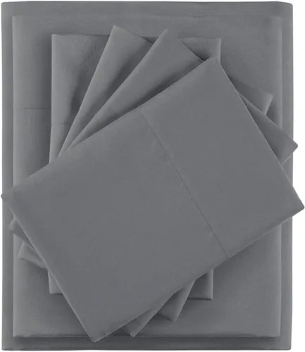 Vista 9 de Intelligent Design Sábanas de microfibra suaves, bolsillo elástico para colchones de hasta 14 pulgadas, modernas, para todas las estaciones