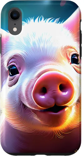 Vista 8 de Funda de cerdo artístico para iPhone 15