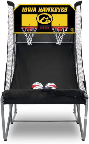 Vista 23 de Pop-A-Shot - Home Dual Shot with NCAA Graphics l Sensor Scoring l 16 Game Modes l 7 Balls l Foldable Storage l for All NCAA Fans