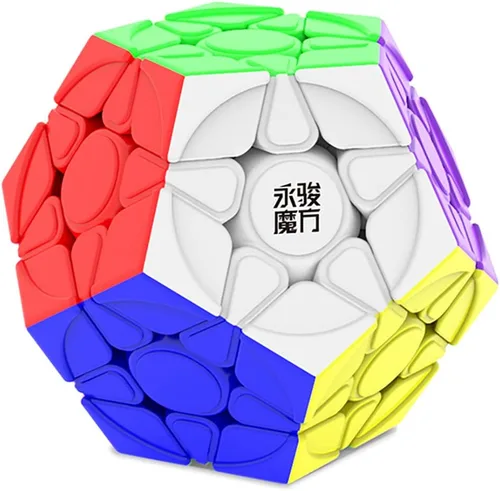 Vista 7 de Willking Qiyi Megaminx Cubo esculpido sin calcomanías 3x3 Pentagonal Dodecaedro Speed Cube Puzzle Toy (versión Qiheng S)