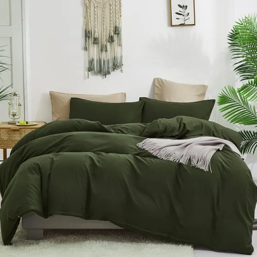 Vista 25 de CLOTHKNOW Juego de funda de edredón de terciopelo negro - Ropa de cama mullida, 3 piezas, tamaño individual, todo en color negro, juegos de funda