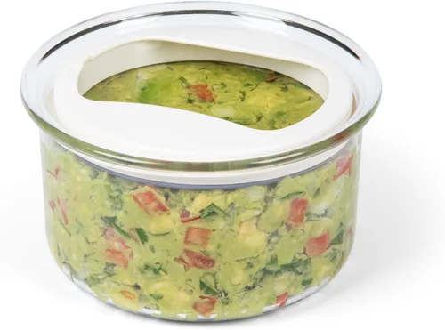Vista 8 de ProKeeper Fresh Guacamole - Recipiente de plástico para almacenamiento de cocina con tapa hermética (verde), para guacamole y almacenamiento