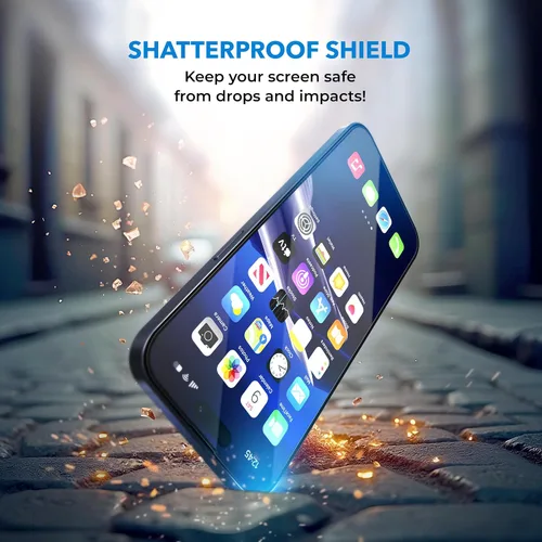 Vista 4 de Deppa Pack de 2 Protector de pantalla para iPhone Air (6.5") con bandeja de instalación inteligente Libre de polvo y burbujas Vidrio