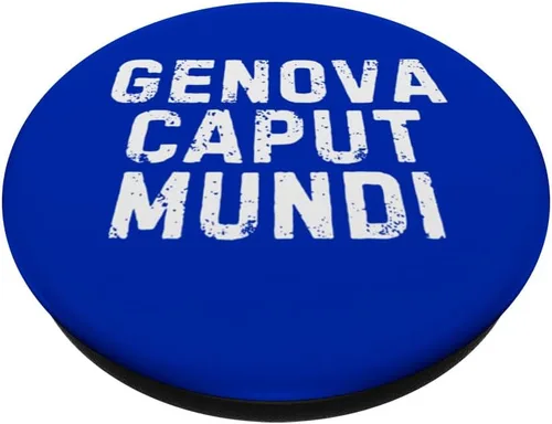 Vista 2 de Genova Caput Mundi Città Simpatica Uomo Donna Bambino PopSockets Adhesivo PopGrip
