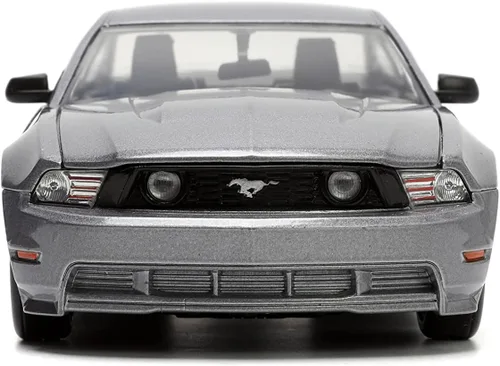 Vista 3 de Jada Toys Big Time Muscle 1:24 2010 Ford Mustang GT - Coche fundido a presión, juguetes para niños y adultos