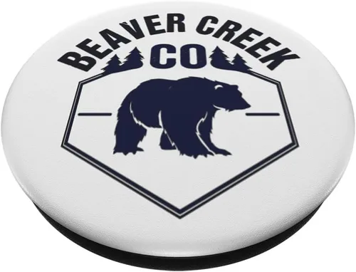 Vista 2 de Beaver Creek Colorado Bear Wildlife Beaver Creek Animal Bear PopSockets Adhesive PopGrip