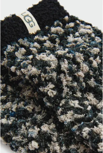 Vista 2 de UGG Calcetín de Chenilla Acogedor para Mujer Negro / Gris