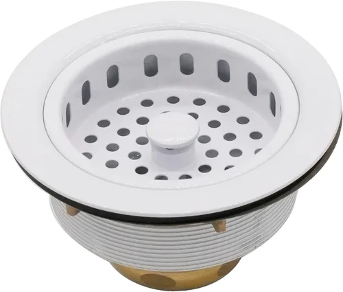 Vista 10 de Westbrass D214-12A - Colador grande para fregadero de cocina de 3-1/2 pulgadas, bronce antiguo