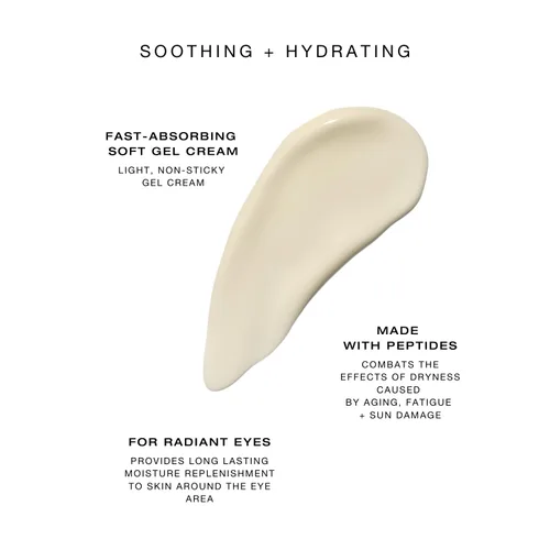 Vista 2 de Biba De Sousa, The Eye Gel Cream - Fórmula antienvejecimiento para arrugas e hinchazón - Tratamiento de ojos hidratante, reafirmante y rejuvenecedor