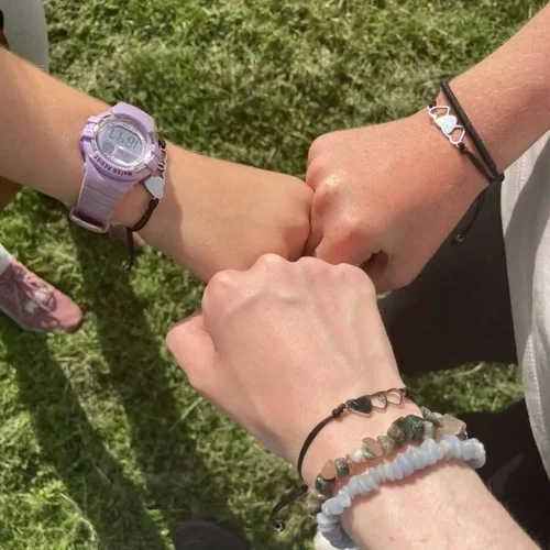 Vista 2 de choice of all Regalos para hermanas de hermana, pulseras a juego para hermanas de 2345, regalos para mejores amigas, pulseras de hermana del alma