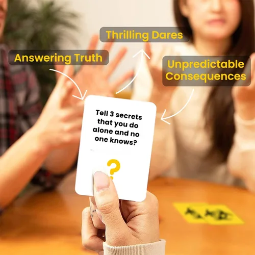 Vista 3 de MY HERO CARDS Juego de cartas Truth or Dare & Consequences para adultos – Más de 250 juegos de cartas para adultos noches de juego con amigos