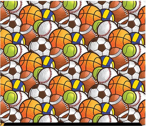 Vista 18 de HTV con estampado deportivo (19.66 x 36 pulgadas) - Fútbol americano