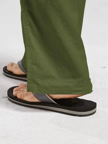 Vista 6 de utcoco Qiuse - Pantalones de playa con cintura elástica para hombre