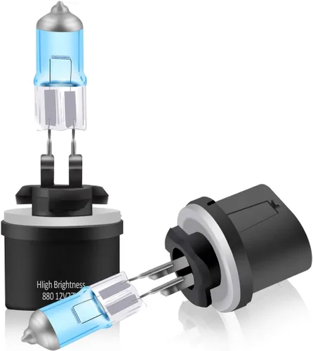 Vista 8 de DZG - Bombillas halógenas para faros delanteros H8 35W PGJ19-1 5500K, color blanco cálido, para haz alto y bajo, bombillas para niebla, paquete de 2