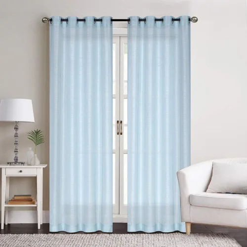 Vista 34 de Everyday Celebration Cortinas de ventana 100% opacas para puerta corrediza de ventana, cortinas opacas con forro térmico, cortinas con ojales