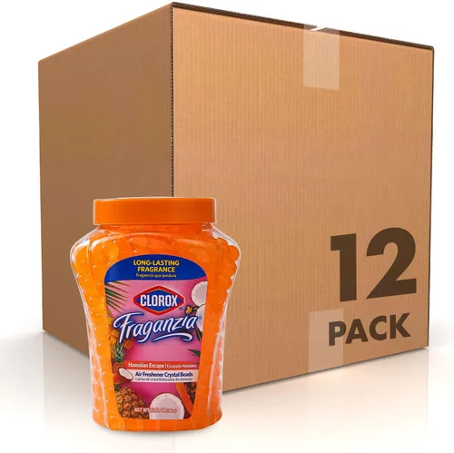 Vista 8 de Clorox Fraganzia Crystal Beads Ambientador con aroma hawaiano de escape, desodorante de habitación de larga duración, cuentas de gel eliminador