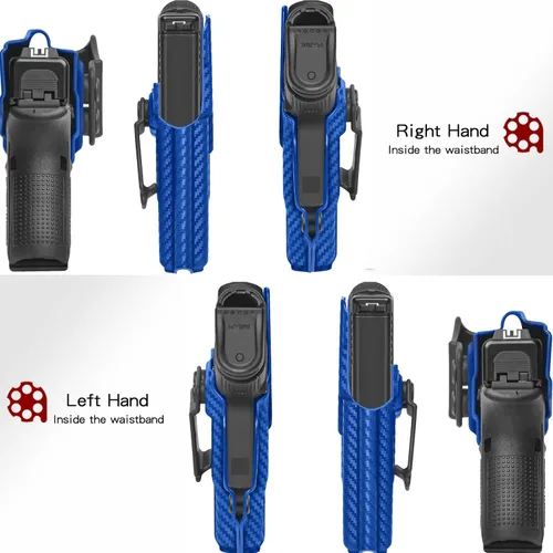 Vista 3 de Amberide IWB Kydex Holster for Glock 26/27 Gen1-5 and Glock 33 Gen3-4, Concealed Carry, Optics Ready, Adjustable Cant, Posi-Click Retention, Made in