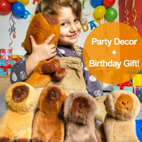 Vista 4 de OUOZZZ Capybara - Juguete de peluche grande 5 en 1 con 4 bebés extraíbles en el interior, regalo único para niñas y niños, regalo ideal de Capibara