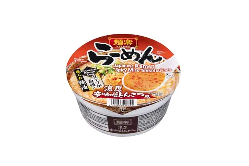 Vista 4 de Menraku Miso Ramen, 3.2 onzas (paquete de 12)