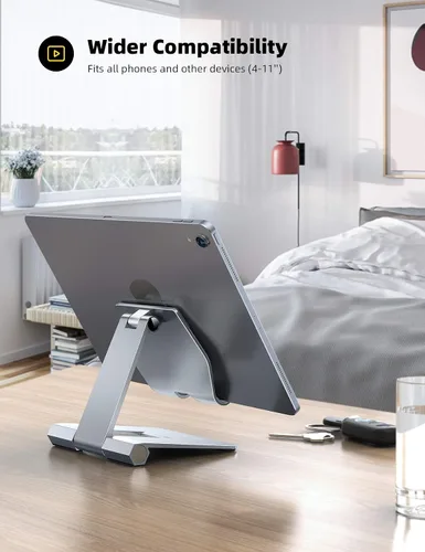 Vista 10 de Soporte Lamicall ajustable para teléfono, para escritorio