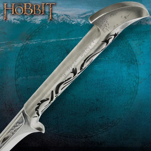 Vista 5 de United Cutlery UC3042 Espada de Thranduil 'The Hobbit' Producto oficial Pantalla de pared de madera Certificado de autenticidad 41 7/8