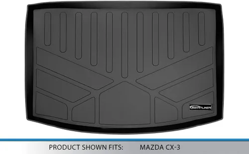 Vista 3 de SMARTLINER Alfombrilla de suelo para maletero de carga personalizada para todo tipo de clima para Mazda CX3 2016-2021