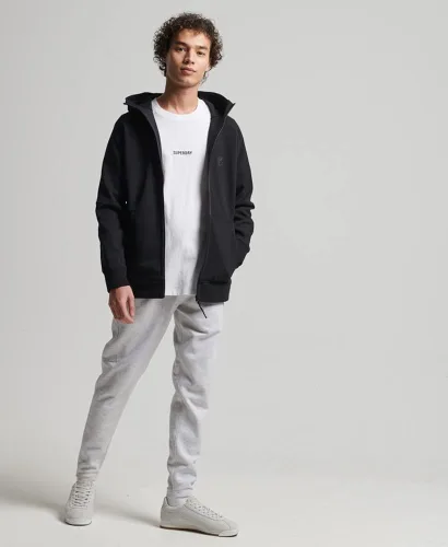 Vista 3 de Superdry Code Tech - Sudadera con capucha para hombre, ajuste relajado