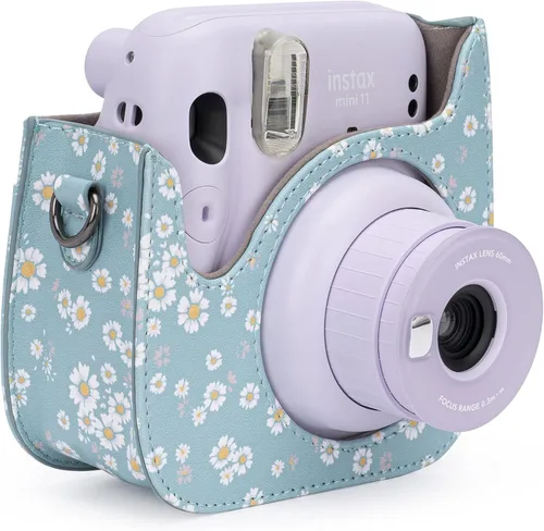 Vista 7 de Funda protectora compatible con cámara instantánea Mini 12 11 9 8 con bolsillo y correa