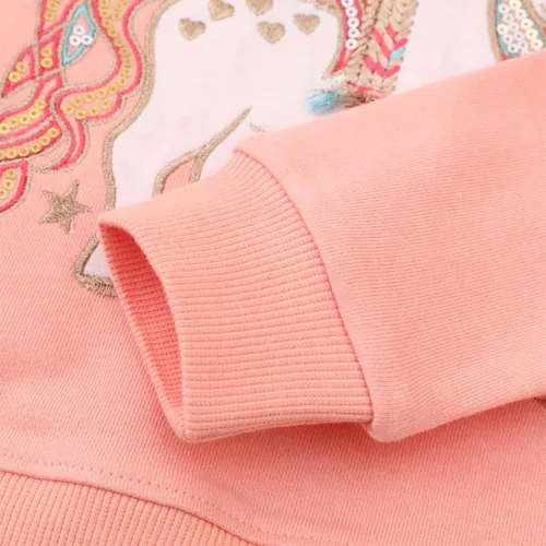 Vista 21 de Sudaderas para niñas pequeñas, cuello redondo, sin botones, de manga larga, para invierno, casual, ropa 2T-7T, Dinosaurio