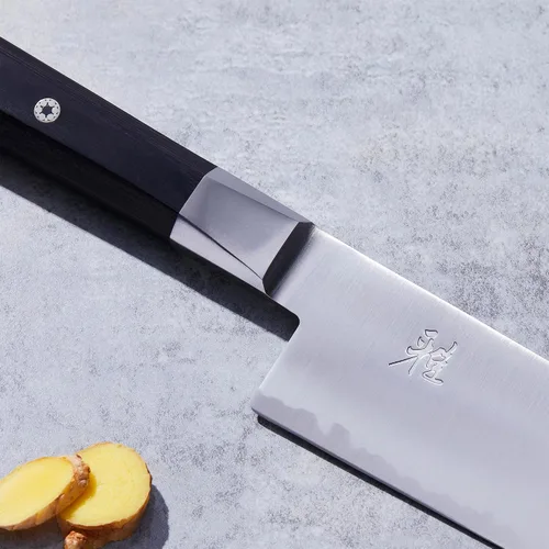 Vista 3 de Miyabi Cuchillo Koh Santoku, negro/acero inoxidable, 5.5 pulgadas