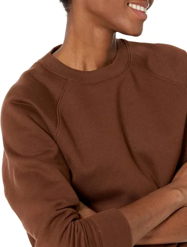 Vista 3 de Tienda Essentials Sudadera de manga larga con cuello redondo y ajuste holgado para mujer (disponible en tallas extragrandes)
