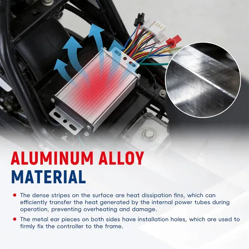 Vista 6 de waltyotur Reemplazo del controlador de velocidad del motor de CC sin escobillas de 36 V 48 V 350 W para bicicleta eléctrica Scooter E-Bike