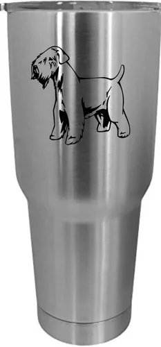 Vista 360 de Cairn Terrier - Vaso grabado con temática de perro, 30 onzas