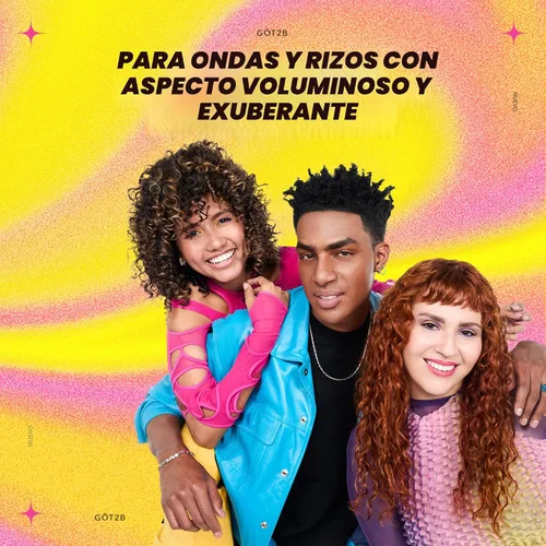 Vista 4 de Got2B Espuma Rizadora Flexible, 6.7 onzas líquidas, mousse para el cabello para control del encrespamiento y protección térmica, sujeción ligera