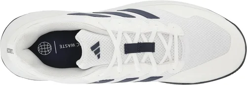 Vista 5 de adidas Gamecourt 2 - Tenis para hombre, Cloud White-team Navy Blue