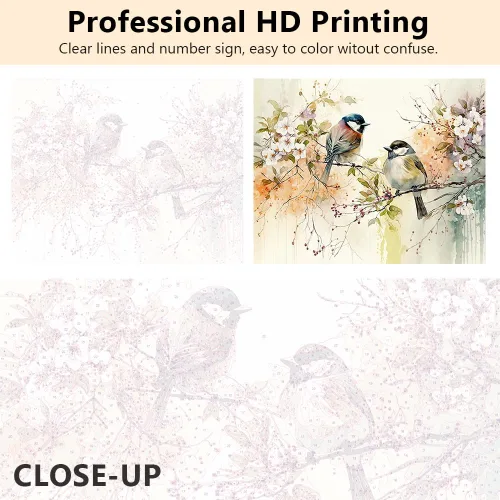 Vista 5 de TUMOVO Kits de pintura por números para adultos, diseño de acuarela, para niños, kits de pintura por números, kits de pintura por números, pintura