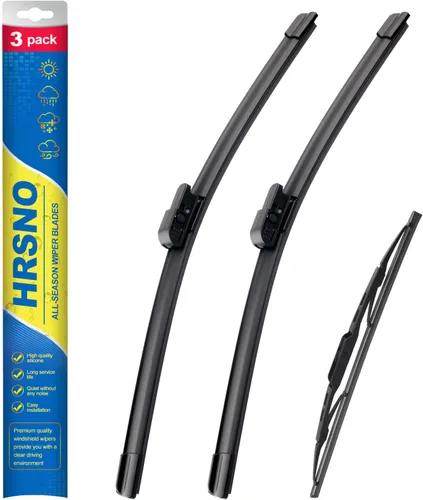 Vista 11 de Limpiaparabrisas de 15"+15" con juegos de escobillas limpiaparabrisas traseras de 13", repuesto automotriz para Jeep Wrangler 2007-2017, escobillas