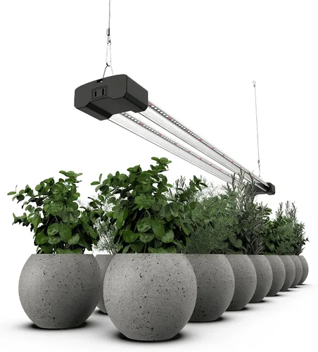 Vista 3 de DYMOND BoostGro - Luz LED de crecimiento de espectro completo 5,000 K luz diurna + 660 nm rojo vinculable tubo de iluminación para plantas
