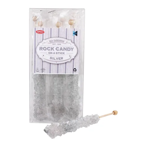 Vista 28 de Palitos de caramelo de roca extragrandes: 12 paletas de cereza rosa – envueltas individualmente – Palitos de caramelo de roca de cristal