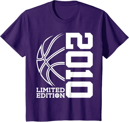 Vista 67 de Camiseta de baloncesto de 13 cumpleaños edición limitada 2010, Negro