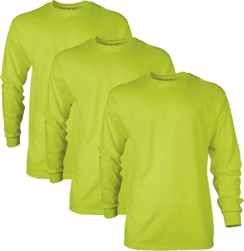 Vista 55 de Gildan - Camiseta de manga larga de algodón ultra estilo G2400 para adultos, paquete múltiple