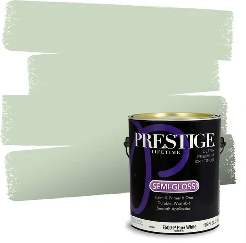 Vista 120 de Prestige Paints - 2 en 1, pintura base y pintura de exterior, E100-N-735BM