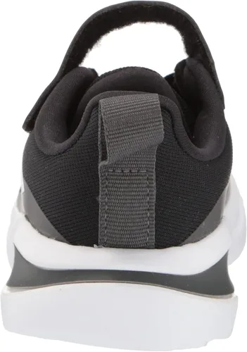 Vista 3 de adidas Fortarun - Tenis de correr elásticos unisex para niños Core NegroNube BlancoGris Seis