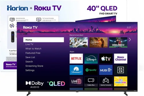 Vista 12 de HORION Roku TV 58 pulgadas 4K UHD con Quantum Dot Color Smart QLED