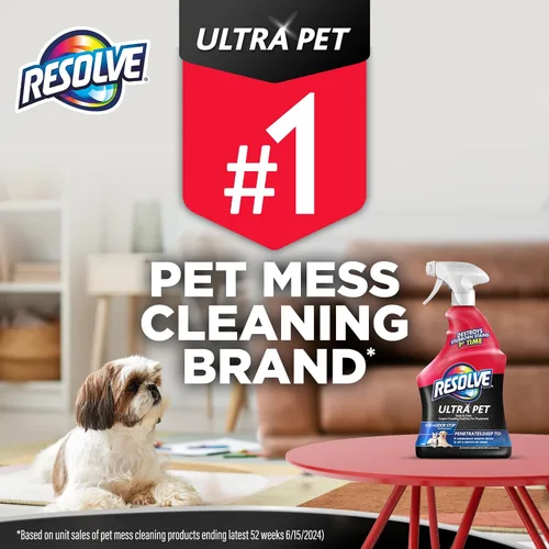 Vista 7 de Resolve Spray limpiador de alfombras Ultra Pet – para eliminar manchas y olores de mascotas, 32 onzas