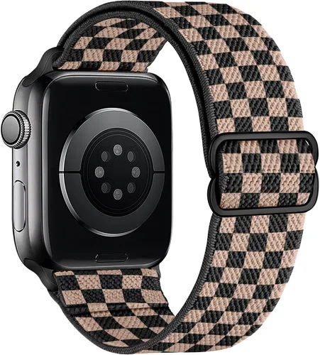 Vista 22 de Correas elásticas de nailon compatibles con Apple Watch de 1.496 pulgadas, 1.575 pulgadas, 1.614 pulgadas, 1.654 pulgadas, 1.732 pulgadas, 1.732