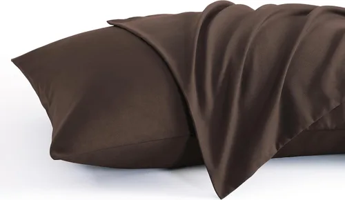 Vista 17 de NTBAY Juego de 2 fundas de almohada estándar, paquete de 2 fundas de almohada de microfibra cepillada de 20x26, suaves, resistentes a las arrugas, a