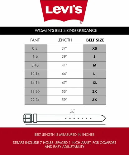 Vista 6 de Levi's Women's Roller Buckle Casual Belt