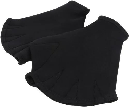 Vista 9 de BESPORTBLE Guantes de malla acuática para natación, entrenamiento acuático, resistencia al agua, ajuste acuático de entrenamiento acuático, palas